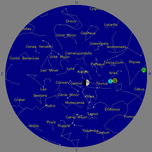 Sky Chart - click to enlarge
