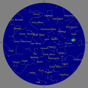 Sky Chart - click to enlarge