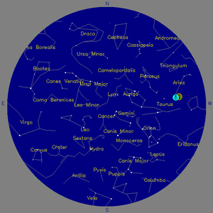 Sky Chart - click to enlarge