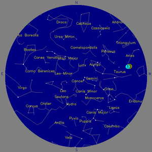 Sky Chart - click to enlarge