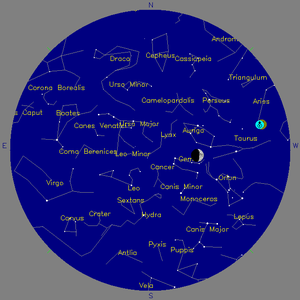 Sky Chart - click to enlarge