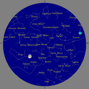 Sky Chart - click to enlarge