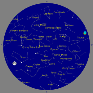 Sky Chart - click to enlarge