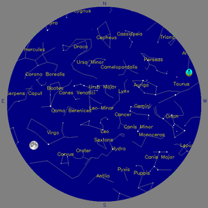 Sky Chart - click to enlarge