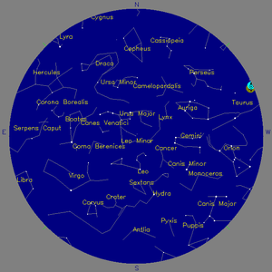 Sky Chart - click to enlarge