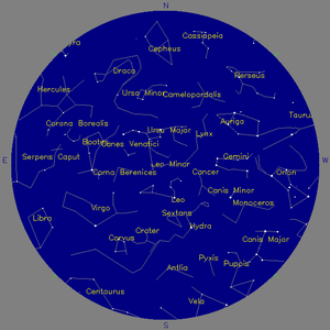 Sky Chart - click to enlarge