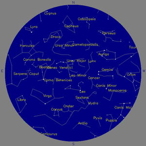 Sky Chart - click to enlarge