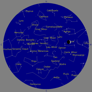 Sky Chart - click to enlarge