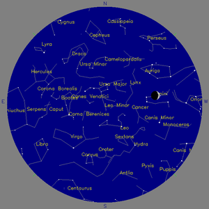 Sky Chart - click to enlarge