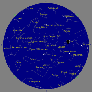 Sky Chart - click to enlarge