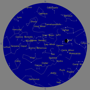Sky Chart - click to enlarge