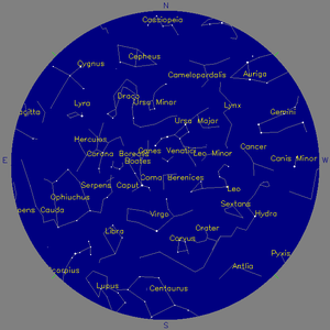Sky Chart - click to enlarge