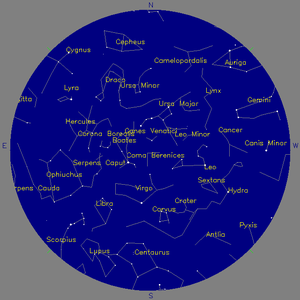 Sky Chart - click to enlarge