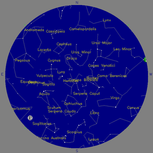 Sky Chart - click to enlarge