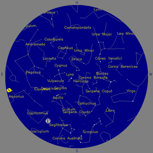 Sky Chart - click to enlarge