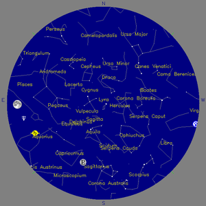 Sky Chart - click to enlarge