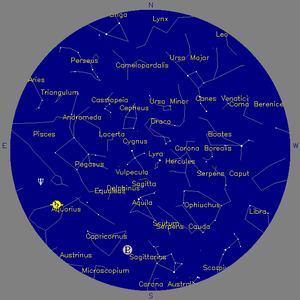 Sky Chart - click to enlarge