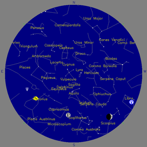 Sky Chart - click to enlarge