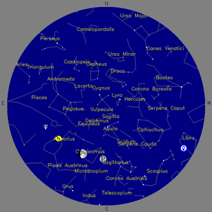 Sky Chart - click to enlarge