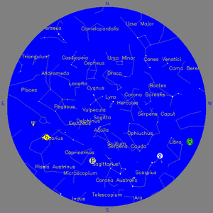 Sky Chart - click to enlarge