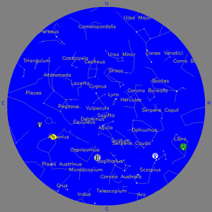 Sky Chart - click to enlarge