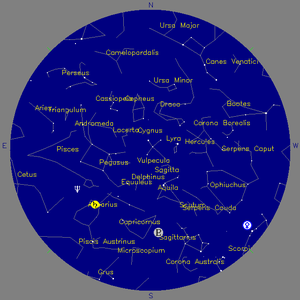 Sky Chart - click to enlarge