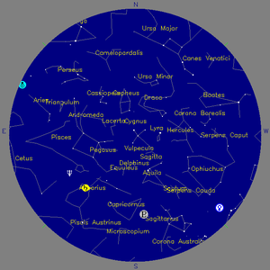 Sky Chart - click to enlarge