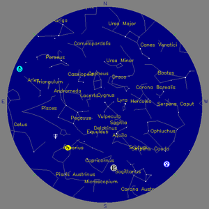 Sky Chart - click to enlarge