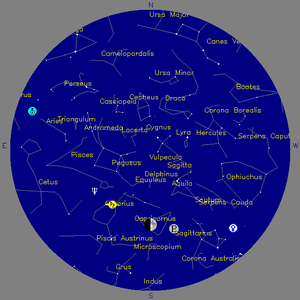 Sky Chart - click to enlarge