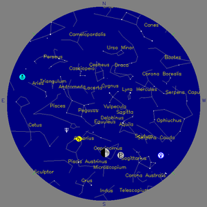 Sky Chart - click to enlarge