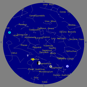 Sky Chart - click to enlarge