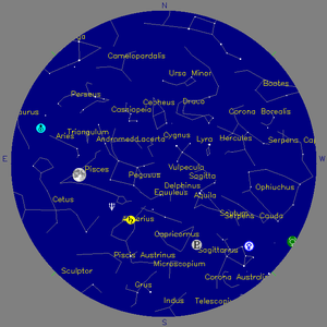 Sky Chart - click to enlarge