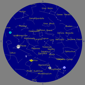 Sky Chart - click to enlarge