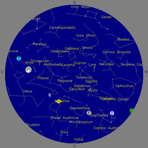 Sky Chart - click to enlarge