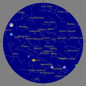 Sky Chart - click to enlarge