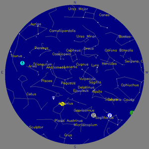 Sky Chart - click to enlarge