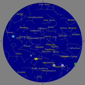 Sky Chart - click to enlarge