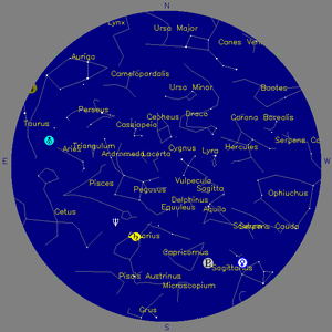 Sky Chart - click to enlarge