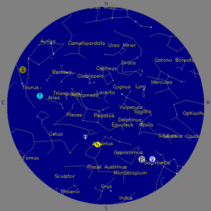 Sky Chart - click to enlarge