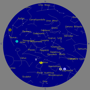 Sky Chart - click to enlarge