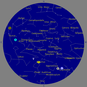 Sky Chart - click to enlarge