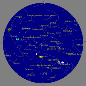 Sky Chart - click to enlarge