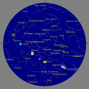 Sky Chart - click to enlarge