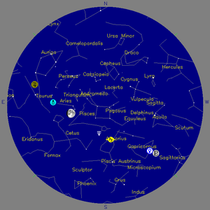 Sky Chart - click to enlarge