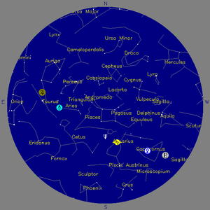 Sky Chart - click to enlarge