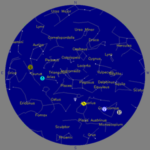 Sky Chart - click to enlarge