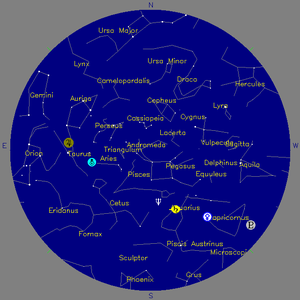 Sky Chart - click to enlarge