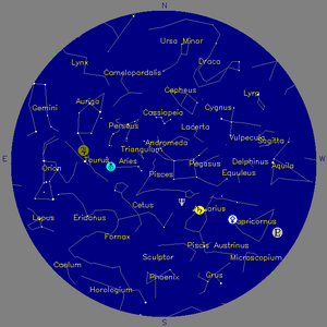 Sky Chart - click to enlarge