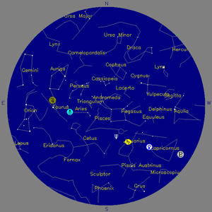 Sky Chart - click to enlarge