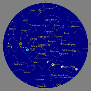 Sky Chart - click to enlarge